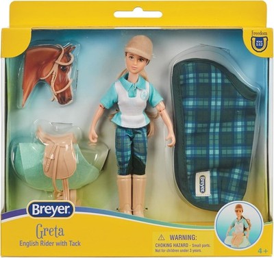 Breyer Horses Freedom Series Greta - English Rider & Tack # B-FS-10720