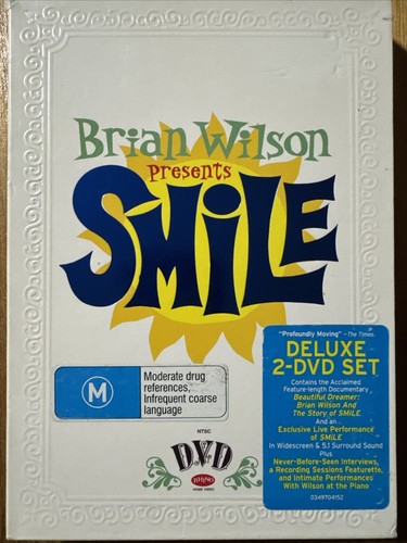 Brian Wilson - SMILE Doco 2 DVD Deluxe Set Region 2,3,4,5 with Booklet/ Poster
