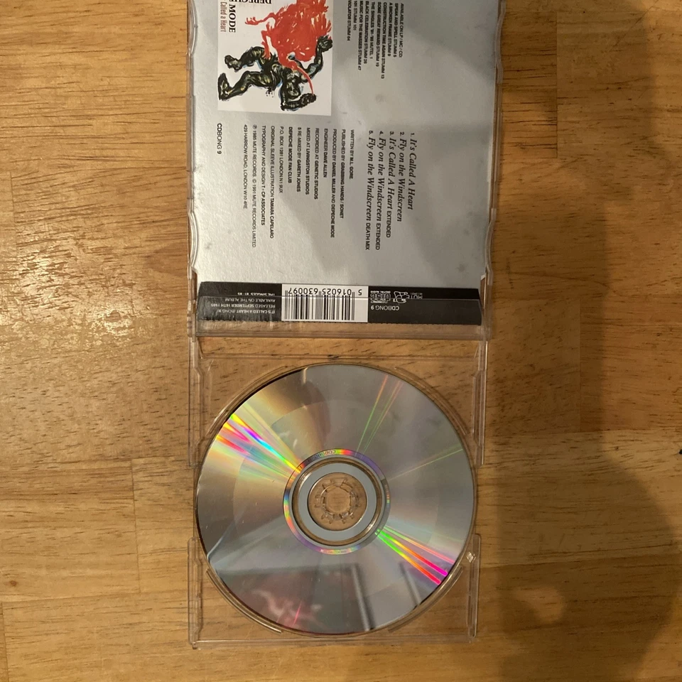 Depeche Mode It’s Called A Heart UK Import 5 Track CD 1991 Bong Records Issue Foto 3 de 4