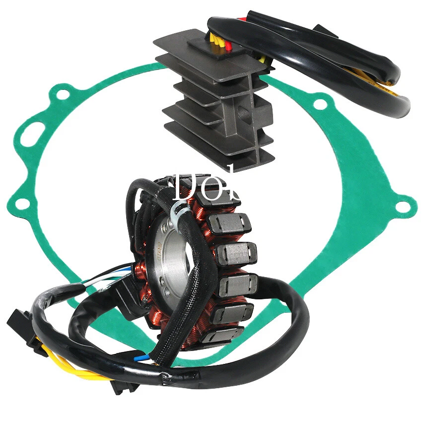Estator + Regulador rectificador + Junta para Kawasaki KLX400R KLX400SR KLX40021066-S005 Foto 4 de 4