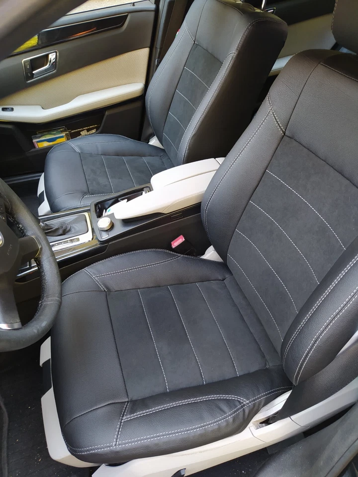 Housses De Siège Sur Mesure Compatibles Avec MERCEDES BENZ W212 (09-16) - Photo 2/4