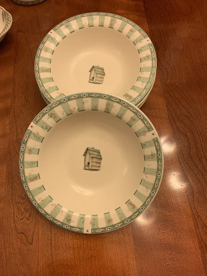 复古普法尔茨格拉夫天然木 20 件套粗瓷餐具套装! — 第 3/4 张图片