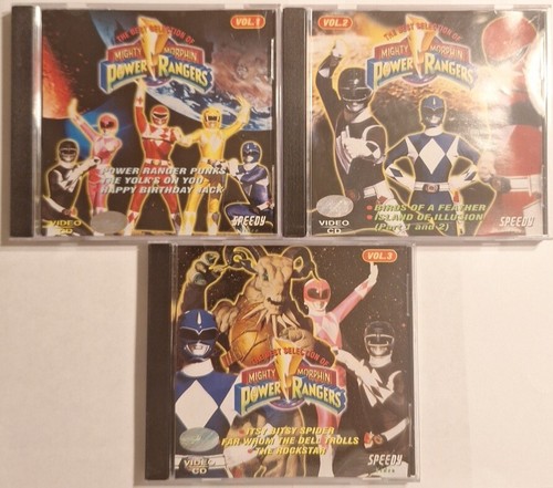 The Best Selection Of Mighty Morphin Power Rangers Volume 1, 2, 3 - Video CD VCD - 第 1/5 張圖片