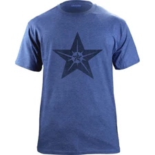 Ultra-Thin Distressed Bronze Star Medal T-Shirt