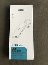 USB C Hub, USB C Docking Station 13 in 1 Triple Display Type C Adapter with 4K