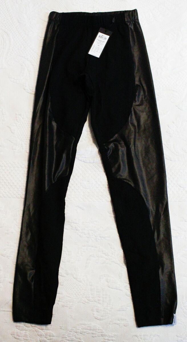 Only Play Women's Julia Shiny Leggings CD4 Black Size XS NWT