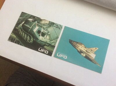 UFO SHADO MOBILE SHAD AIR SKY ONE ENGALE POSTCARDS 1986 ANDERSON 1986 ENGLAND