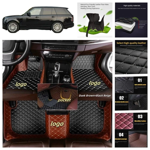 For Land Rover All Models Car Floor Mats Custom Carpets Waterproof Cargo Liners - Bild 25 von 27