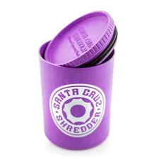 Santa Cruz Shredder Hemp Stash Jar - PURPLE - Double ribbed gasket seal
