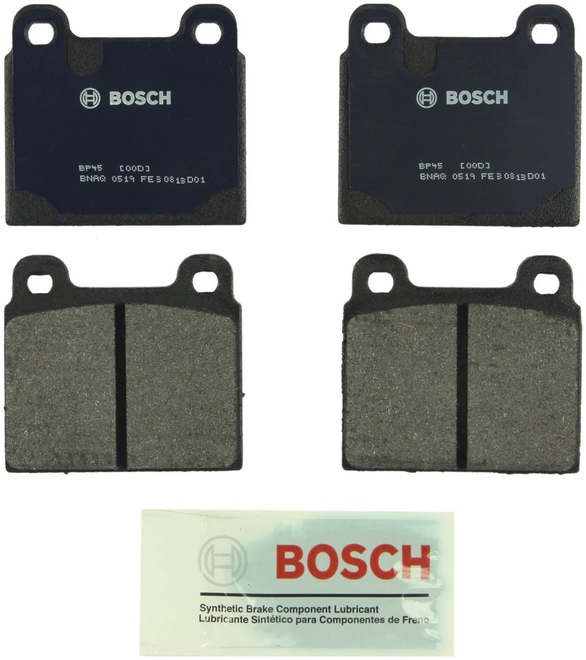 Pastillas de freno delanteras de cerámica QuietCast Bosch 1986-1987 Maserati 425 Foto 4 de 4