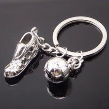 1X Creative Mini Sneakers Soccer Football Key Ring Keyring Keychain Pendant Gift
