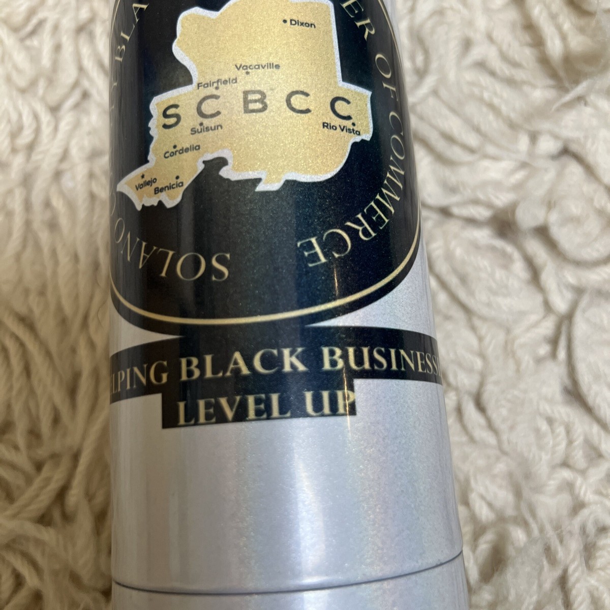 SCBCC 20 oz Stainless Steel Water Bottle Solano County Black Chamber of  Commerce