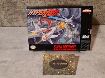 SNES Super Nintendo HyperZone mit OVP und Anleitung NTSC-USA