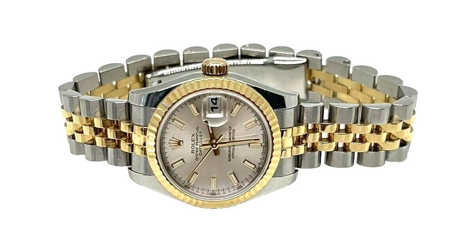 Banda de oro Rolex Oyster Perpetual Relojes de pulsera