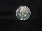 Limited Edition $10 Indian Commemorative HR 2 oz. Silver US Made BU Round