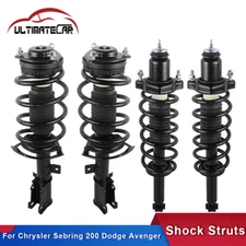 Set 4 Complete Struts Shock Absorbers For Chrysler Sebring 200 Dodge Avenger
