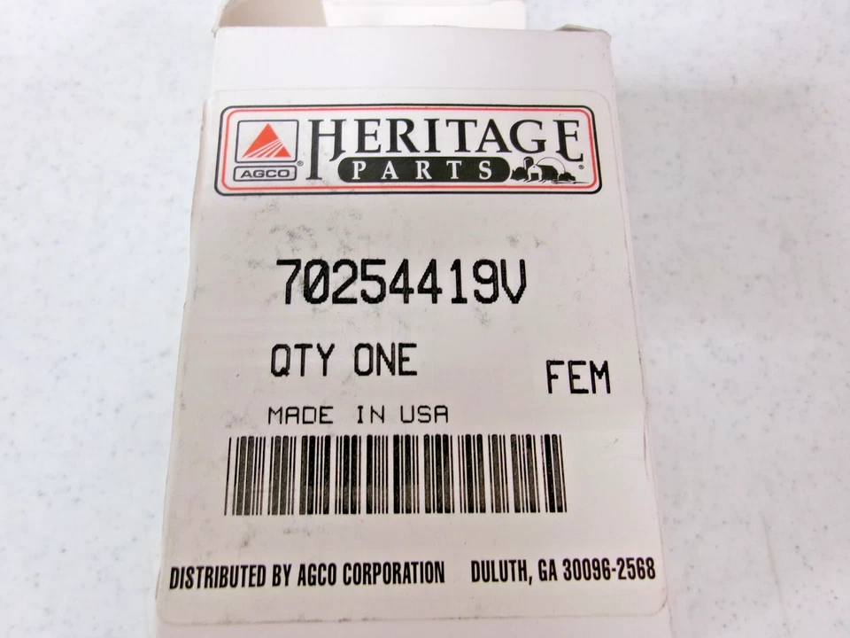 Calcomanía Allis Chalmers 3-1/2" x 37" hecha en EE. UU. de tractor AGCO-160 Foto 2 de 3