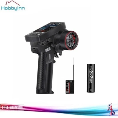 RC Transmitter Receiver Radio Control 10Ch HOTRC CT-10B 2.4ghz with Rec- Battery