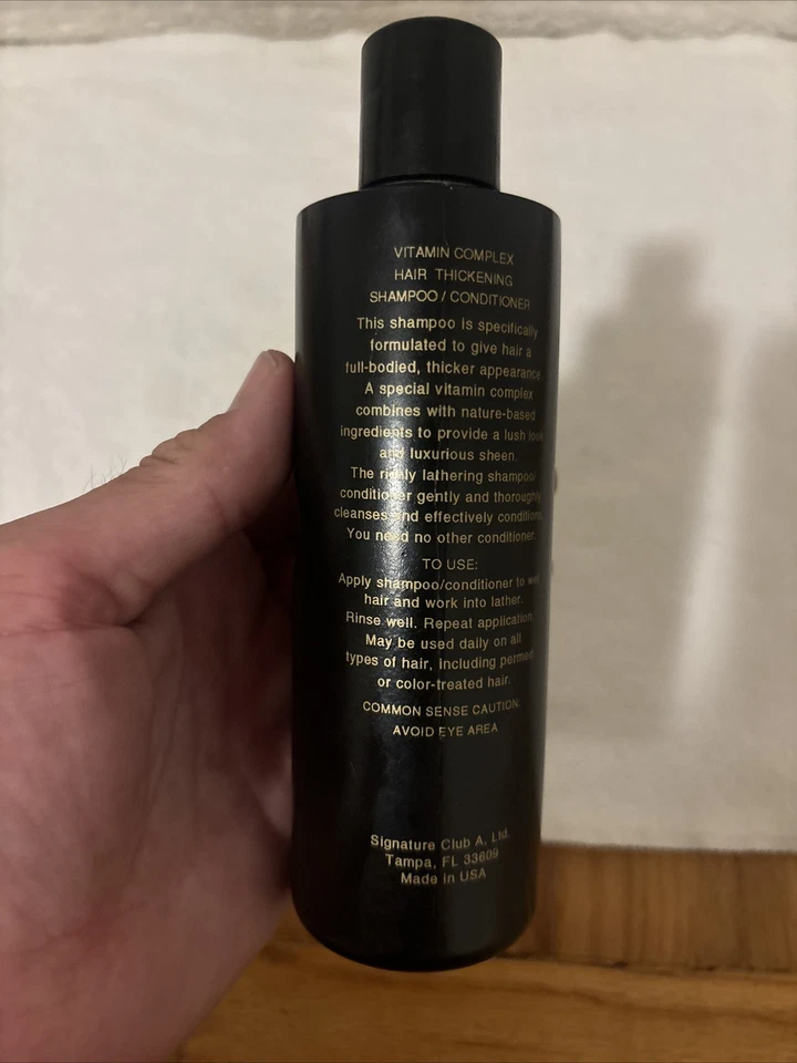 Champú/acondicionador espesante capilar Signature Club A Vitamin Complex NUEVO SELLADO Foto 3 de 4