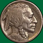 1921 Buffalo Nickel Very Fine VF Coin #35956