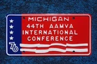 1976 MICHIGAN American Association of Motor Vehicle Administrators License Plate