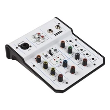 Audio Mixer 3-Channel Mixing Console 48V Phantom Power For Home Studio Recor HPT