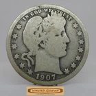 1907 Barber Silver Quarter - #C56820NQ