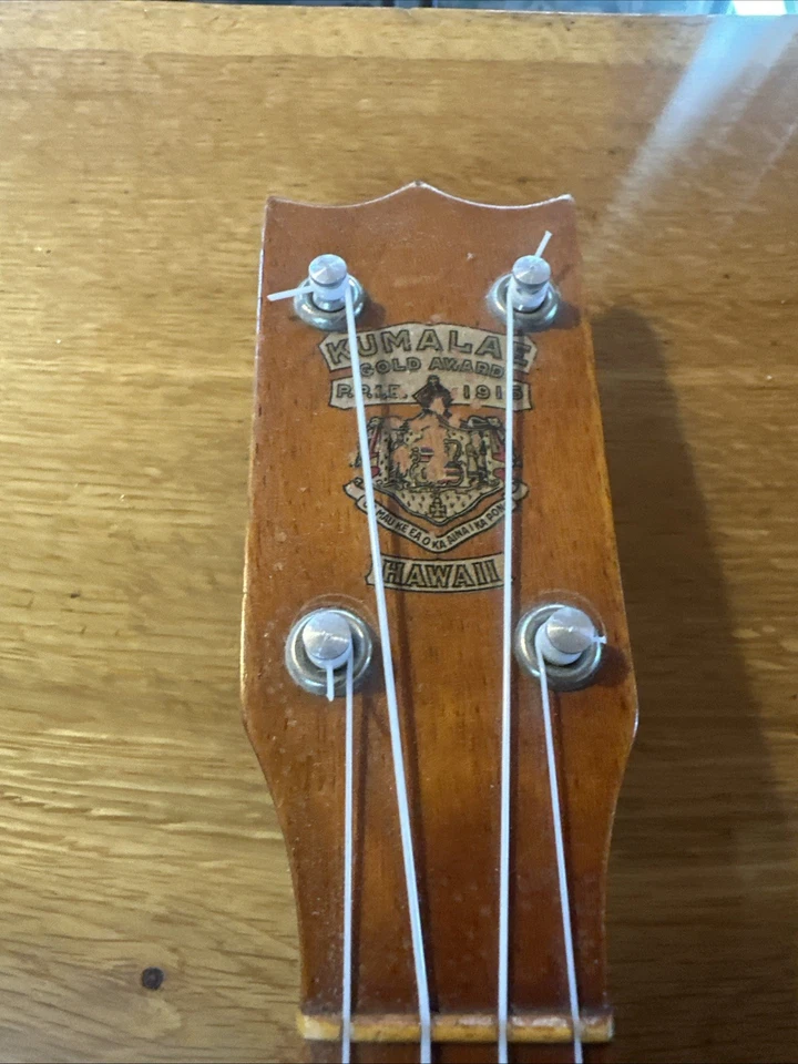 ORIG. 1915 KUMALAE GOLD AWARD P.P.I.E. KOA WOOD SOPRANO UKULELE - Image 2 of 4