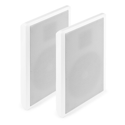Power Dynamics WSF30W Flat On Wall Speaker Set 100V White