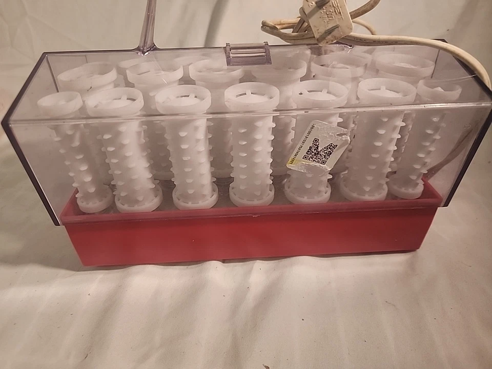 De Colección Clairol Estilo Setter Rizadores Climatizados Rodillos de Pelo Modelo C-20-SZ Sin Clips LEER Foto 4 de 4