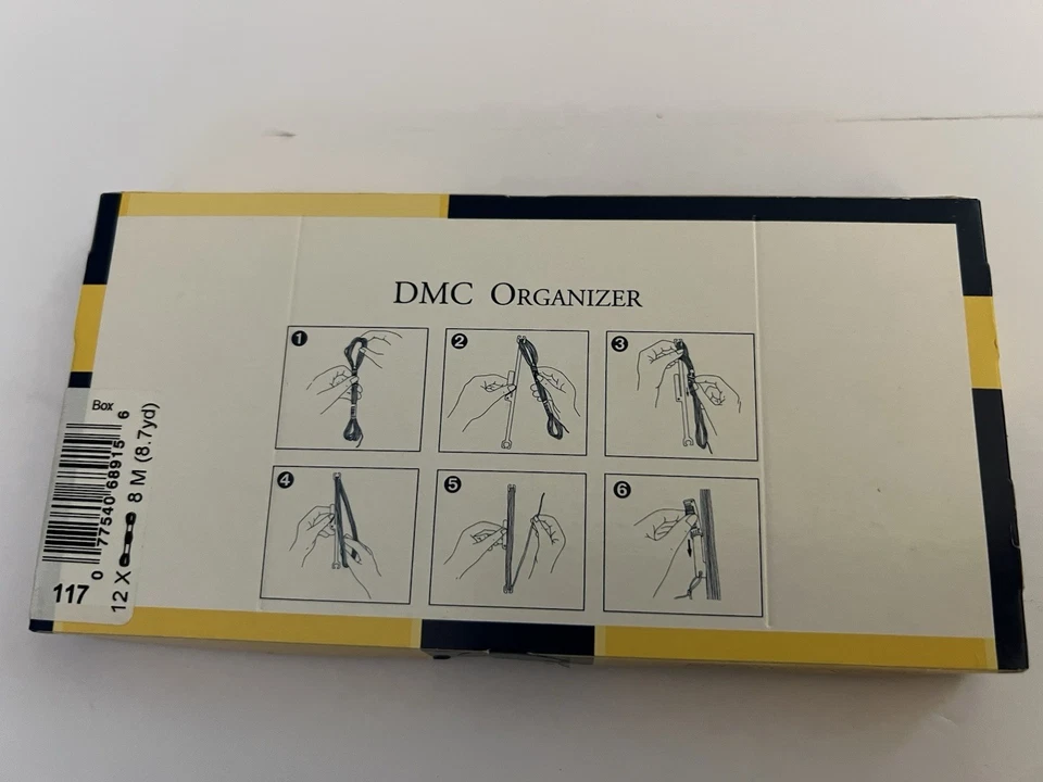 DMC Embroidery Floss Color # 947 Burnt Orange Floss Box Of 12 New - Image 4 of 4