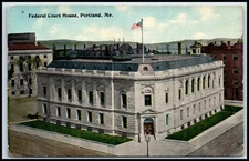 Postcard Federal Court House, Portland, Me.   U87