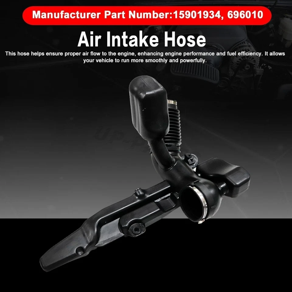 15901934 Air Intake Duct Tube Hose For 07-14 Cadillac Escalade Chevy GMC Sierra Foto 2 de 4