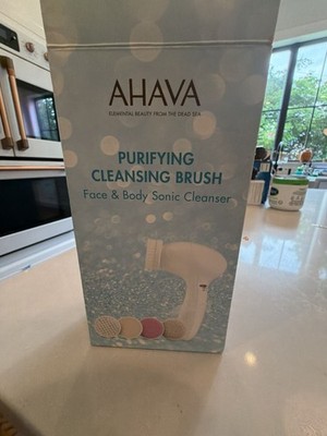 AHAVA Purifying Cleansing Brush Face & Body 4-in-1 Sonic Cleansing System