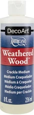DecoArt Americana Weathered Wood(TM) Crackle Medium-8oz