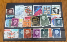 lot de 22 timbres des pays bas