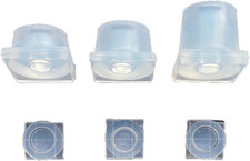 3Pcs 3D Jar Resin Mold Silicone Molds Resin Storage Container Mini Cylinder Bott