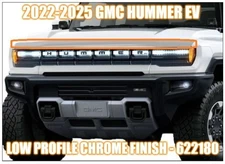 2022-2025 FOR HUMMER EV CHROME AEROSKIN BUG SHIELD HOOD PROTECTOR 622180