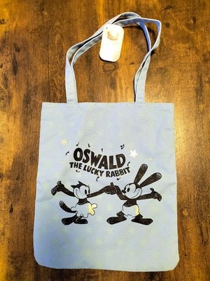 Oswald the Lucky Rabbit & Ortensia Tote Bag 14.1'' x 12.2'' Disney Store Limited