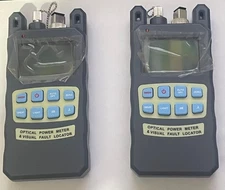 (Lot of 2) Optical Fiber Power Meter Tester Interface Visual Fault Locator