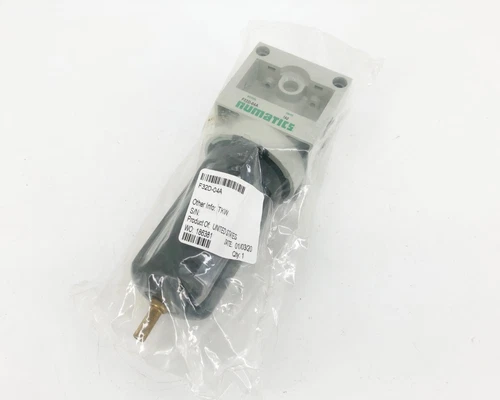 New Asco Numatics F32D-04A Coalescing Filter 3.8oz Bowl 0.3 Micron 1/2" NPTF