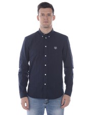 Kenzo shirt cotton men blue 1LA 5CH204 78 size 38
