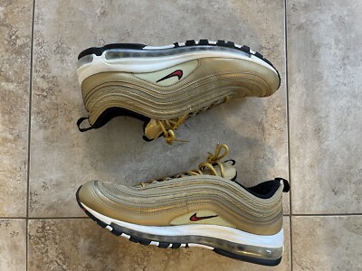 Nike Air Max 97 OG QS 2017 Metallic Gold Bullet Black 884421