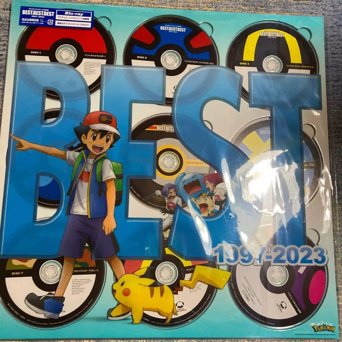 Pokemon TV Anime Theme Song BEST OF BEST OF BEST 1997-2023 (Limited  8CD+Blu-ray)