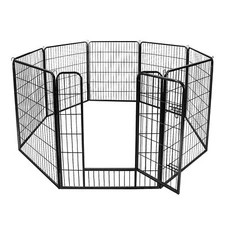 96"Lx39"H Detachable 8Panel Metal Yard Fence Pet Playpen Exercise Indoor Outdoor