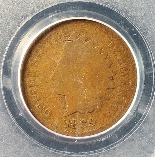 1869 Indian Head Cent PCGS G04 2094.04/24152632 Exquisite Coin Rare - Picture 5 of 10
