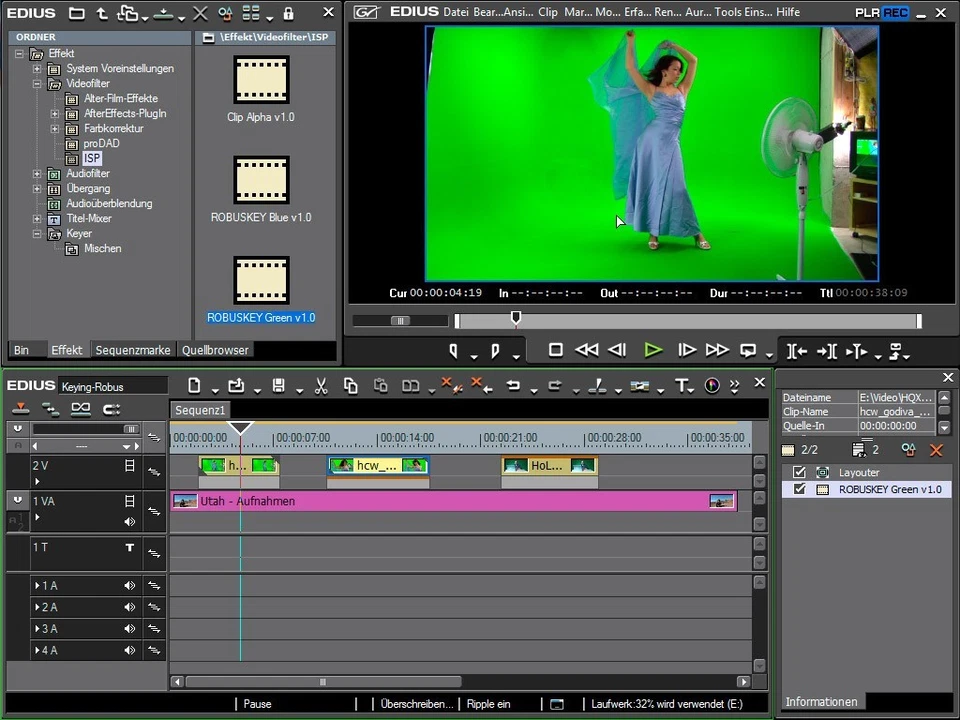 DVD Lernkurs EDIUS Aufbaukurs 1 - Filter und Effekte - Bild 3 von 4