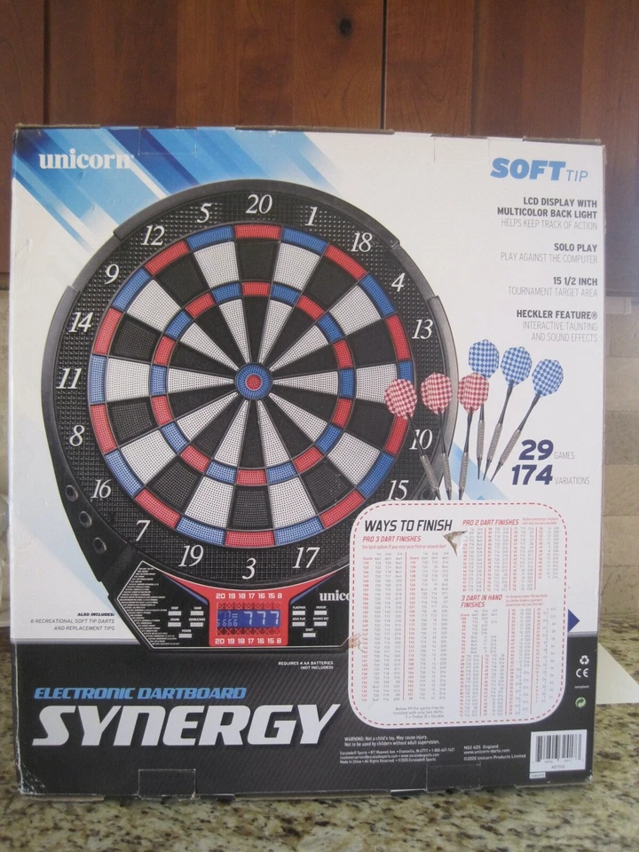 Unicorn Synergy Electronic Dart Board Soft Tip New  - Image 4 of 4