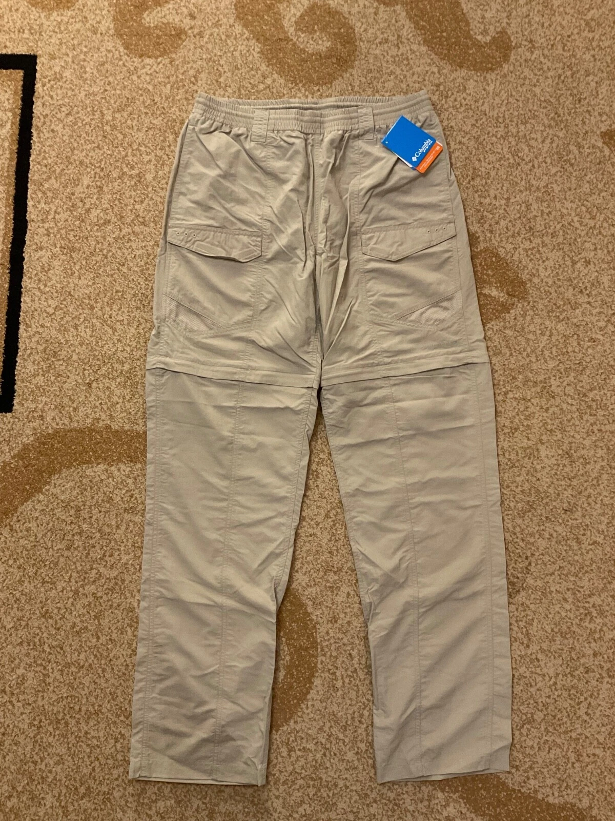 NWT COLUMBIA Men’s ARUBA IV Convertible Pants /Shorts Size M Omni-Shade UPF 50