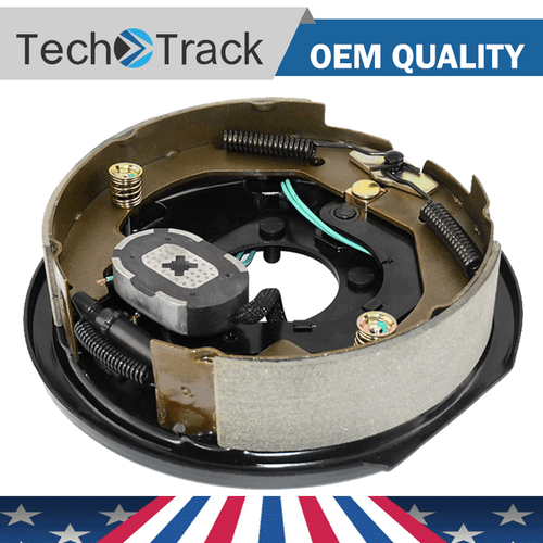 10"x2-1/4" electric trailer brake assembly for 3500 lbs axle Left Driver Side - Picture 1 of 6